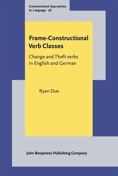 Cover Frame-Constructional Verb Classes (eBook, ePUB)