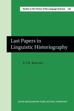 Cover Last Papers in Linguistic Historiography (eBook, ePUB)