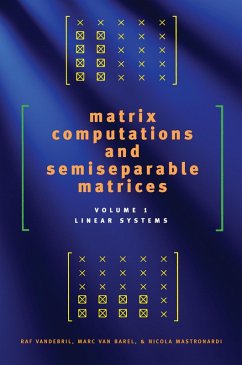 Matrix Computations and Semiseparable Matrices (eBook, ePUB) - Vandebril, Raf