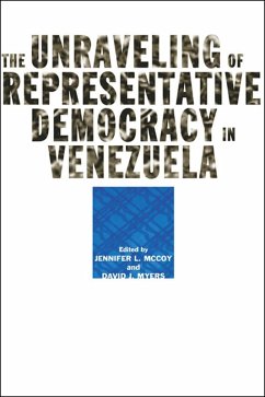 Unraveling of Representative Democracy in Venezuela (eBook, ePUB)