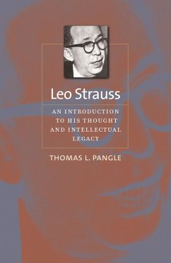Leo Strauss (eBook, ePUB) - Pangle, Thomas L.