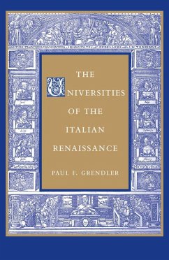 Cover Universities of the Italian Renaissance (eBook, ePUB)