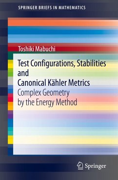 Test Configurations, Stabilities and Canonical Kähler Metrics - Mabuchi, Toshiki