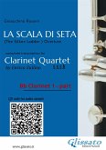 Bb Clarinet 1 part of "La Scala di Seta" for Clarinet Quartet (fixed-layout eBook, ePUB)