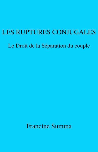 Les Ruptures conjugales (eBook, ePUB) Les Ruptures conjugales (eBook, ePUB)