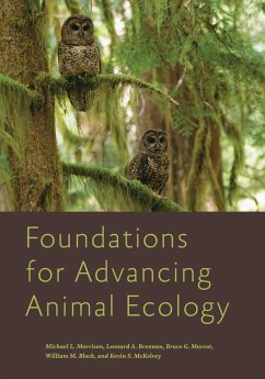 Foundations for Advancing Animal Ecology (eBook, ePUB) - Morrison, Michael L.