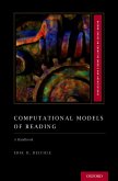 Computational Models of Reading (eBook, ePUB)