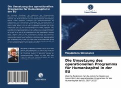 Die Umsetzung des operationellen Programms für Humankapital in der EU - Gliniewicz, Magdalena