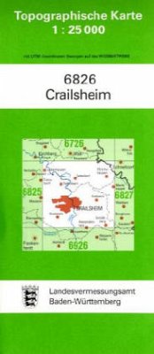 Topographische Karte Baden-Württemberg Crailsheim Topographische Karte Baden-Württemberg Crailsheim