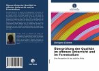 Überprüfung der Qualität im offenen Unterricht und im Fernstudium