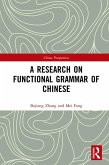 A Research on Functional Grammar of Chinese (eBook, PDF)