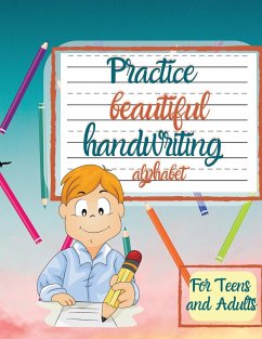 Practice beautiful handwriting alphabet For Teens and Adults - Row, Ava