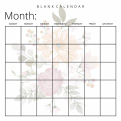 Blank Calendar - Llama Bird Press