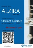 Bb Clarinet 1 part of "Alzira" for Clarinet Quartet (fixed-layout eBook, ePUB)