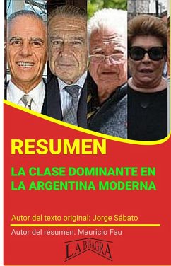 Resumen de La Clase Dominante en la Argentina Moderna de Jorge Sábato (RESÚMENES UNIVERSITARIOS) (eBook, ePUB) - Fau, Mauricio Enrique