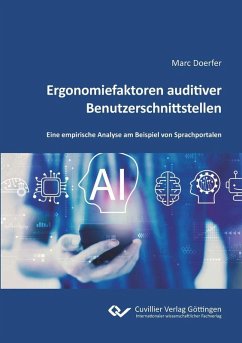 Ergonomiefaktoren auditiver Benutzerschnittstellen (eBook, PDF)