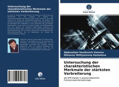 Untersuchung der charakteristischen Merkmale der stärksten Verbreiterung - Umarov, Abdusalam Vaxitovich;Kamalova, Dilnavoz Ikhtiyarovna