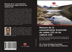 Cover Mesure de la concentration d'activité du radon 222 et du radium 226