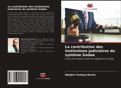 La contribution des institutions judiciaires du système Gadaa - Tesfaye Beriso, Wakjira