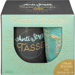 Tassen-Socken-Set Anti-Stress