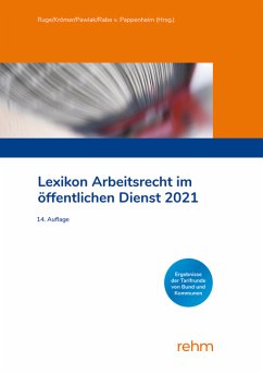 Lexikon Arbeitsrecht im öffentlichen Dienst 2021