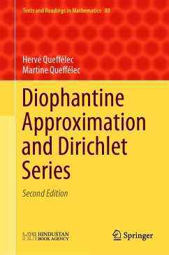 Diophantine Approximation and Dirichlet Series (eBook, PDF) - Queffélec, Hervé; Queffélec, Martine