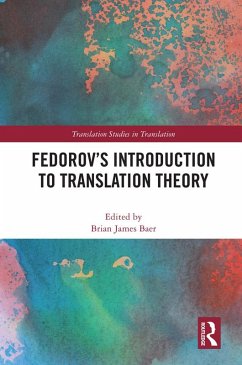 Fedorov's Introduction to Translation Theory (eBook, PDF)