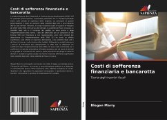 Costi di sofferenza finanziaria e bancarotta - Marry, Blegen