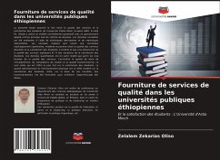 Fourniture de services de qualité dans les universités publiques éthiopiennes - Oliso, Zelalem Zekarias
