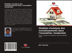 Modèles d'analyse des investissements dans l'immobilier résidentiel - Tuscano, Joy
