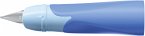Rechtshänder-Griffstück für ergonomischen Schulfüller mit Standard-Feder M - EASYbirdy Pastel Edition in blau/hellblau