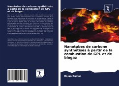 Nanotubes de carbone synthétisés à partir de la combustion de GPL et de biogaz - Kumar, Rajan