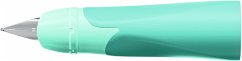 Rechtshänder-Griffstück für ergonomischen Schulfüller mit Standard-Feder M - EASYbirdy Pastel Edition in aqua grün/mint