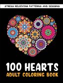 The 100 Hearts Adult Coloring Books for Adults