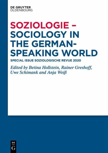 Soziologie - Sociology in the German-Speaking World (eBook, ePUB)