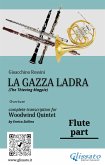 Flute part of "La Gazza Ladra" overture for Woodwind Quintet (eBook, ePUB)