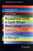 Occupational Stress in South African Work Culture (eBook, PDF)