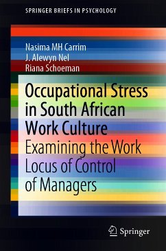 Occupational Stress in South African Work Culture (eBook, PDF) - Carrim, Nasima MH; Nel, J. Alewyn; Schoeman, Riana