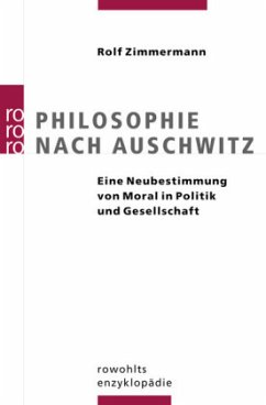 Philosophie nach Auschwitz (Restauflage) - Zimmermann, Rolf