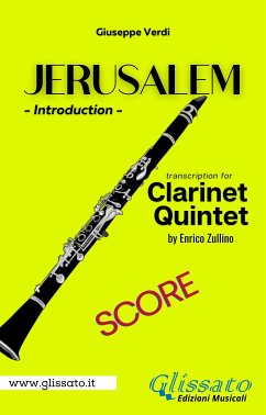 Jerusalem - Clarinet Quintet (score) (fixed-layout eBook, ePUB) - Verdi, Giuseppe; Zullino, Enrico