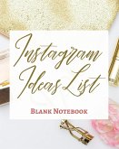 Instagram Ideas List - Blank Notebook - Write It Down - Pastel Rose Gold Pink - Abstract Modern Contemporary Unique Art