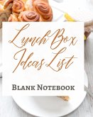 Lunch Box Ideas List - Blank Notebook - Write It Down - Pastel Rose Gold Brown - Abstract Modern Contemporary Unique
