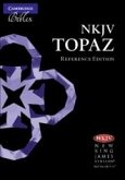 NKJV Topaz Reference Edition, Dark Blue Goatskin Leather, Nk676: Xrl