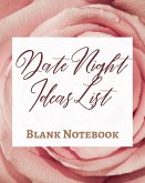 Date Night Ideas List - Blank Notebook - Write It Down - Pastel Rose Gold Pink - Abstract Modern Contemporary Unique