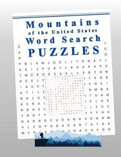 Mountains of the United States Word Search Puzzles - Huebner, Mark