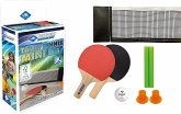 Donic-Schildkröt 788460 - Tischtennis-Mini-Set FSC (Schläger/Netzgarnitur/Ball)