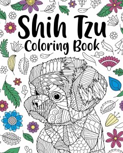 Shih Tzu Adult Coloring Book - Paperland