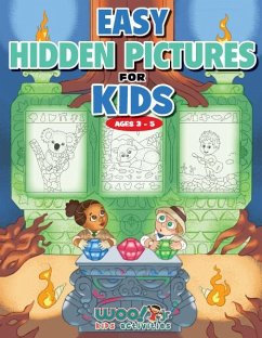 Easy Hidden Pictures for Kids Ages 3-5: A First Preschool Puzzle Book of Object Recognition (Preschool Kids Learn and Have Fun Too) - Woo! Jr. Kids Activities