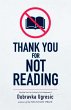 Thank You for Not Reading - Bild 1