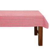 Filu Tischdecke 140 x 180 cm Rot / Weiß kariert Filu Tischdecke 140 x 180 cm Rot / Weiß kariert